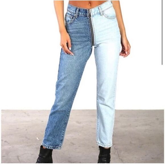 Revice Yin Yang Zip Through Jeans sz 25 EUC - Picture 3 of 10